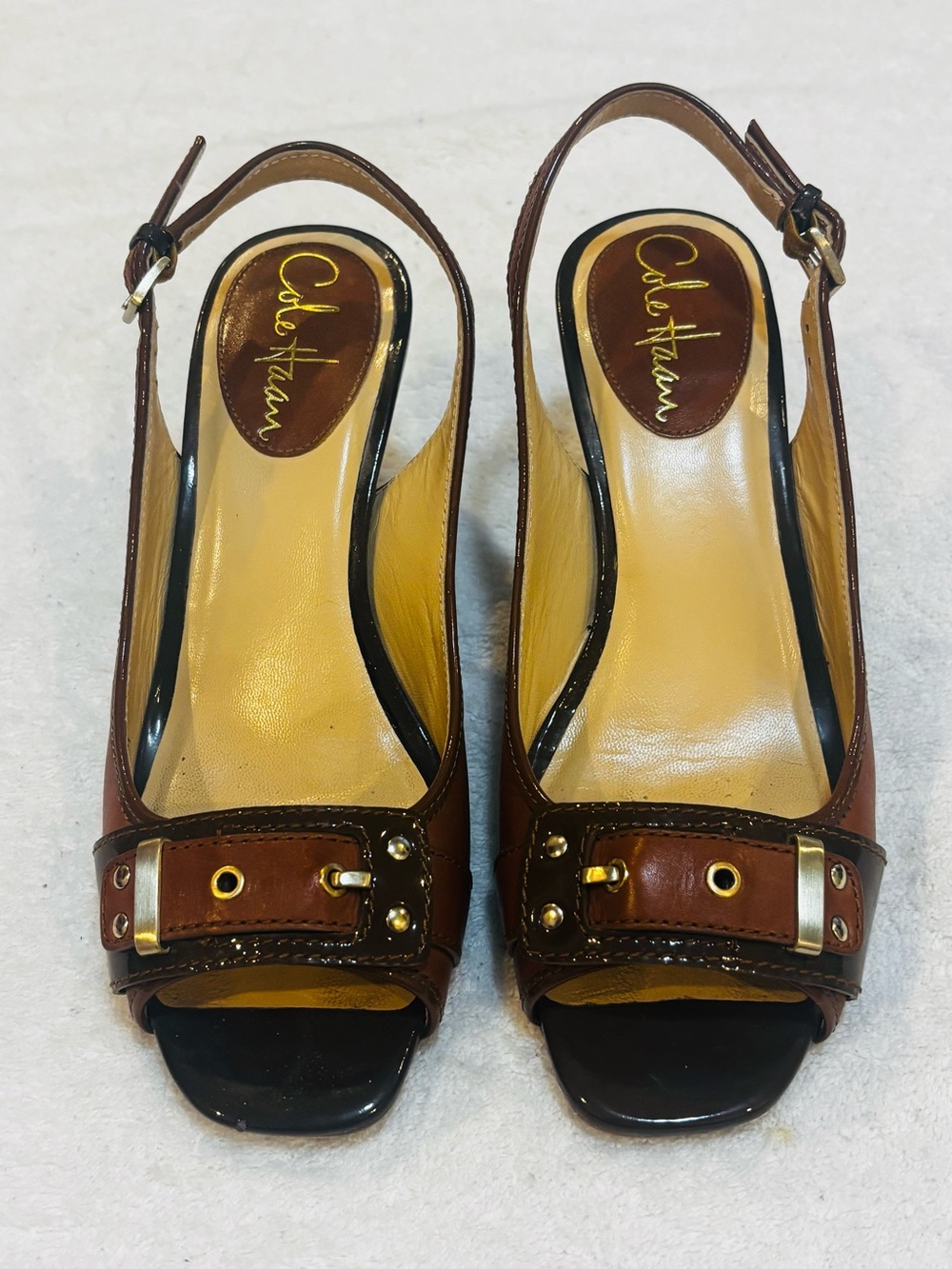 Almost Brand New Heels By Cole Haan - Size 5B - Heel 3 Inches - Box 85